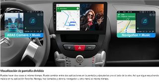 Radio Android 13 Peugeot 107/Aygo/C1