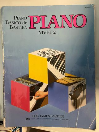 Pack Piano básico de Bastien 