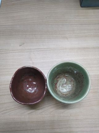 2 Tazas cerámica antigua