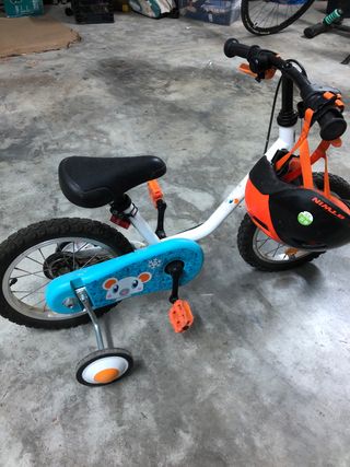 Bicicleta niño/a 12" con ruedines