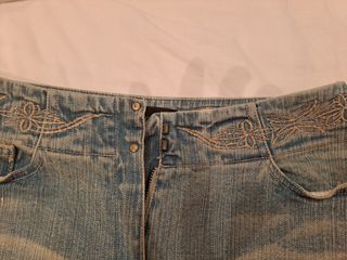 Falda vaquera midi azul nueva