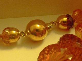 Collana Ambra Oro fondo di magazzino 