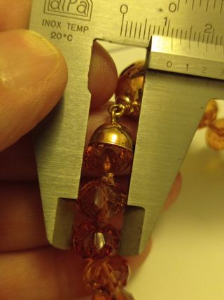 Collana Ambra Oro fondo di magazzino 
