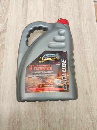 Aceite Garland 4Tiempos 5L abierta 