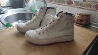 Zapatillas Refresh blancas altas