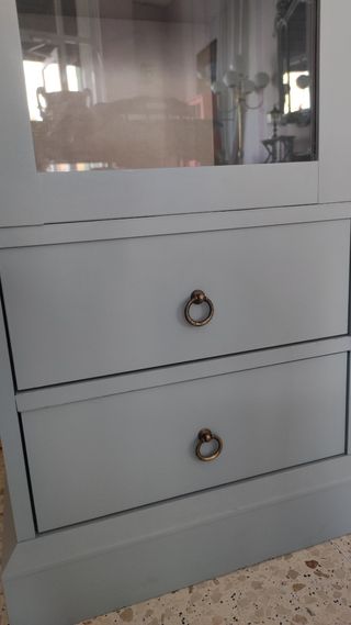 Vitrina azul vintage