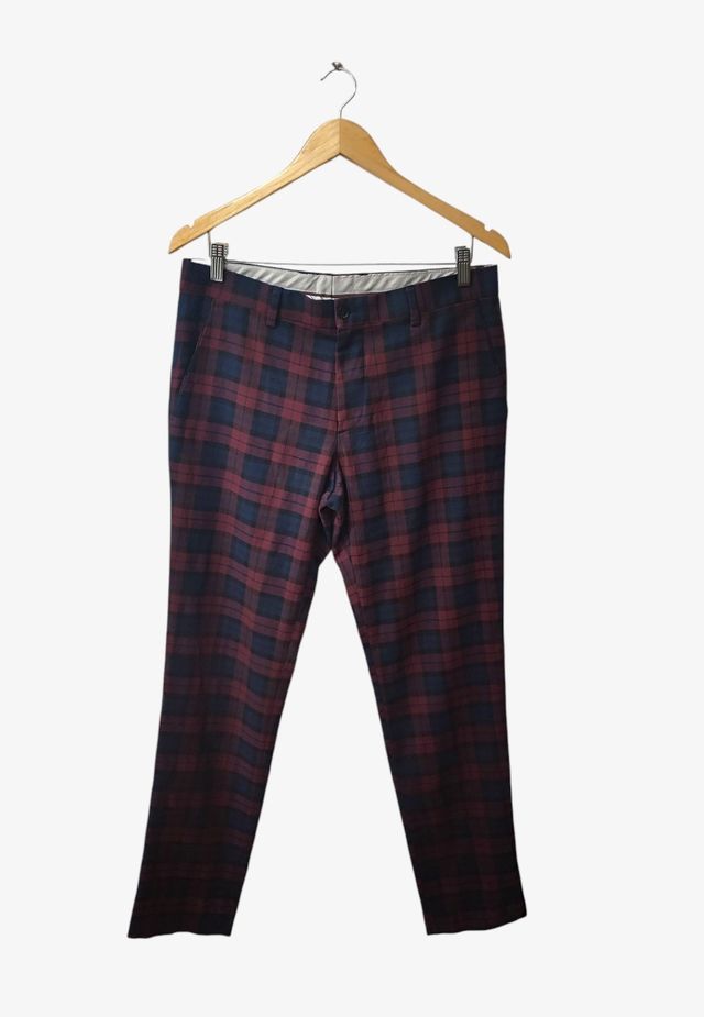 Pantalón de cuadros Zara hombre Talla 38