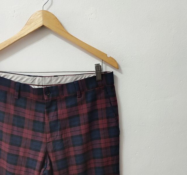 Pantalón de cuadros Zara hombre Talla 38