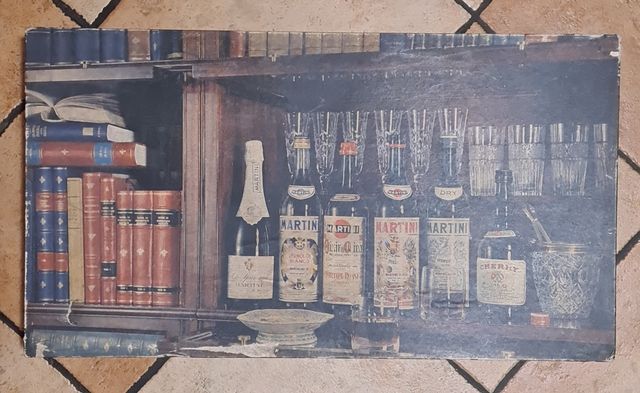 Lotto due  scatole vintage Cinzano Martini e Rossi