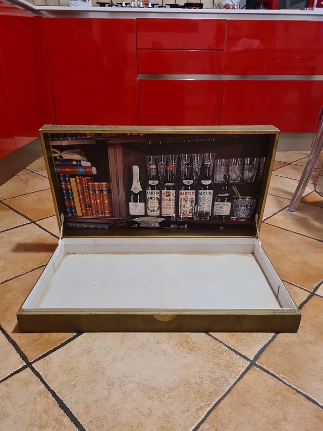 Lotto due  scatole vintage Cinzano Martini e Rossi