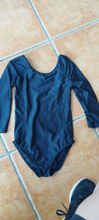 Maillot danza niña negro