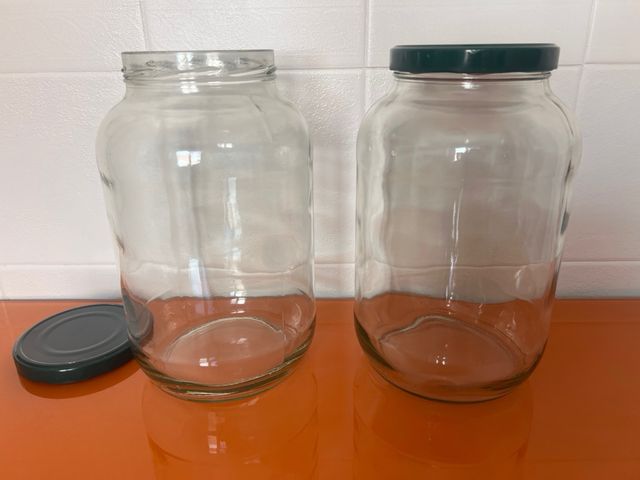 Tarros cristal grandes - 2uds