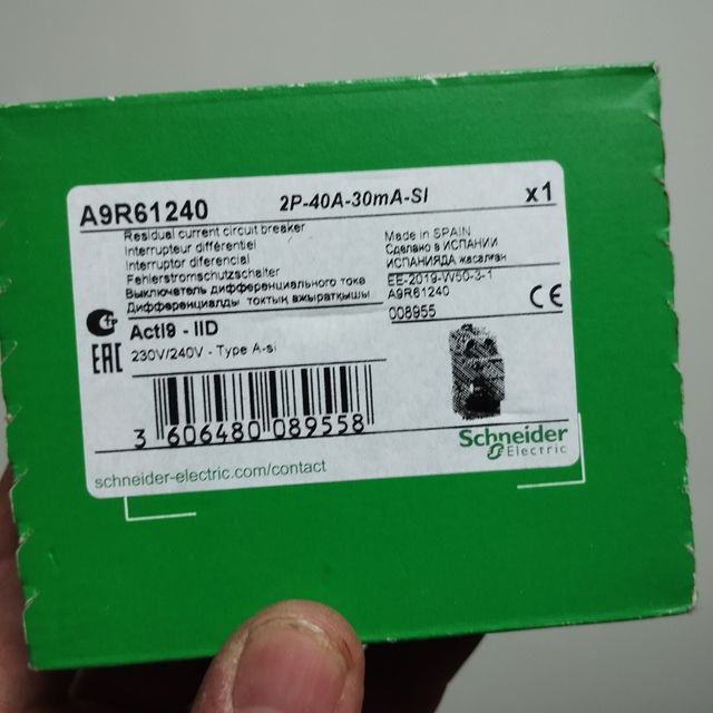 Interruttore differenziale Schneider 2P 40A