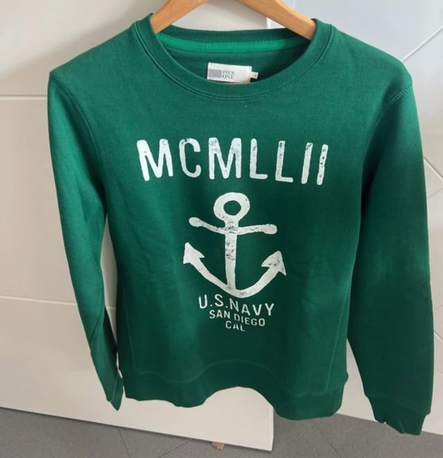 Sudadera verde Pier One
