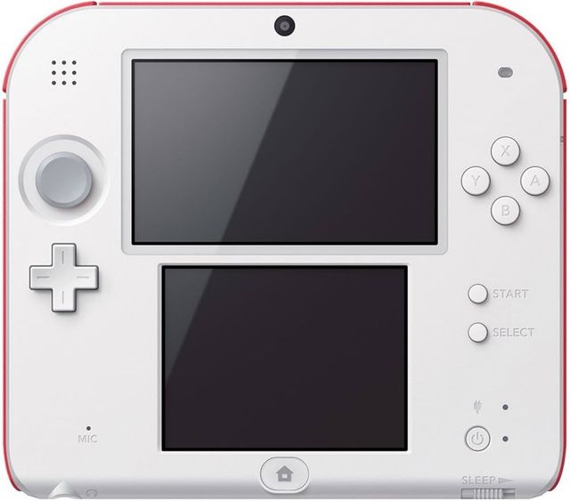 Nintendo 2DS roja y blanca