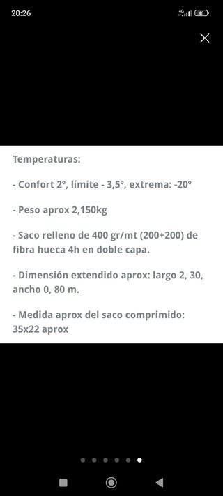 Saco dormir militar camuflaje