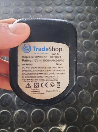 Batería para máquina de prensar