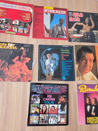 Collezione di dischi in vinile 1970 1980
