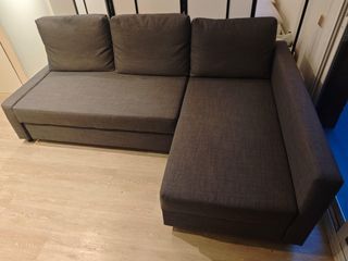 SOFA CHAISELONGUE CAMA IKEA FRIHETEN LAVADO.