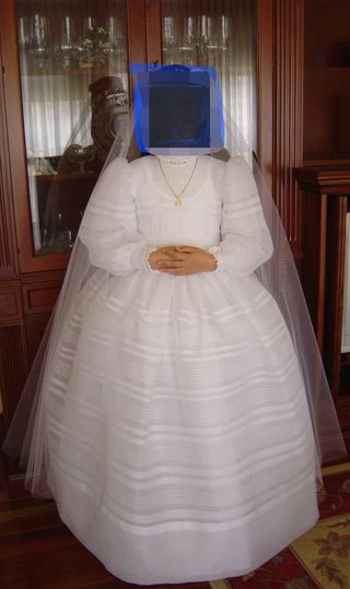 Vestido de Comunión (Blanco).