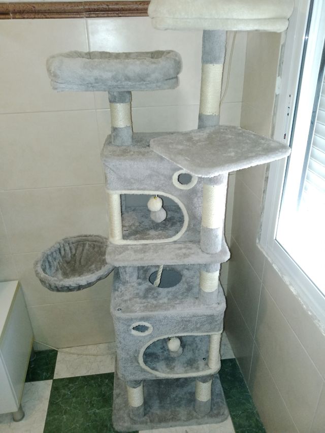 Rascador gato 3 pisos