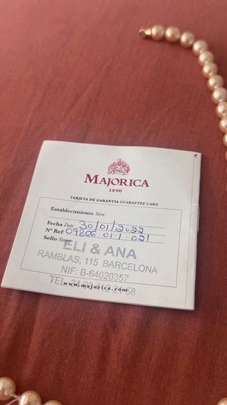 Collar perlas Majorica 