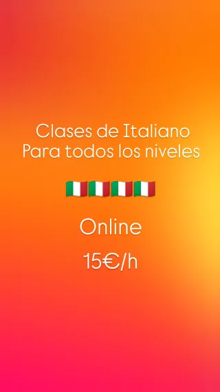 clases de italiano