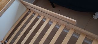 Cama niño - somier lamas madera