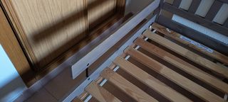 Cama niño - somier lamas madera