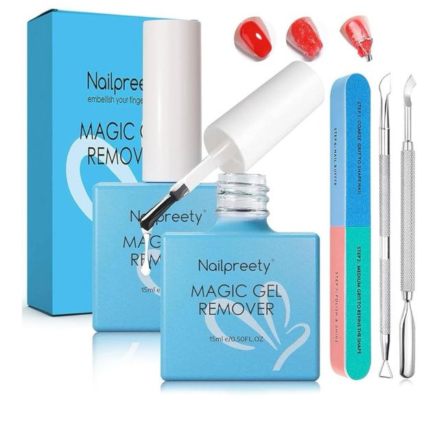 Kit Nailpreety removedor esmalte gel