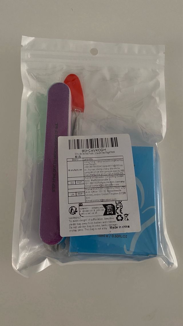 Kit Nailpreety removedor esmalte gel