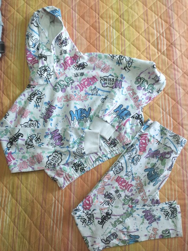 Felpa&Leggings Terranova bimba 10 anni