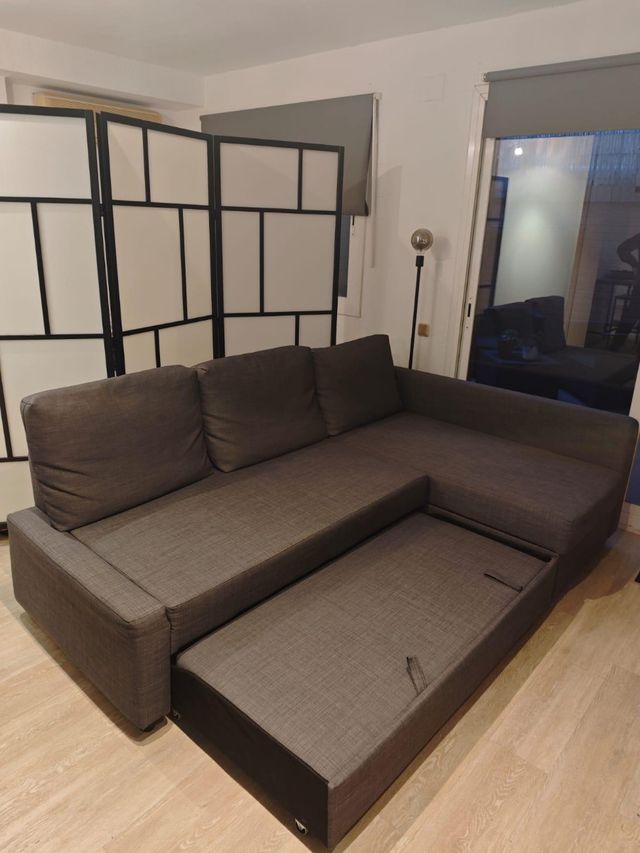 SOFA CAMA IKEA FRIHETEN GRIS PERFECTO
