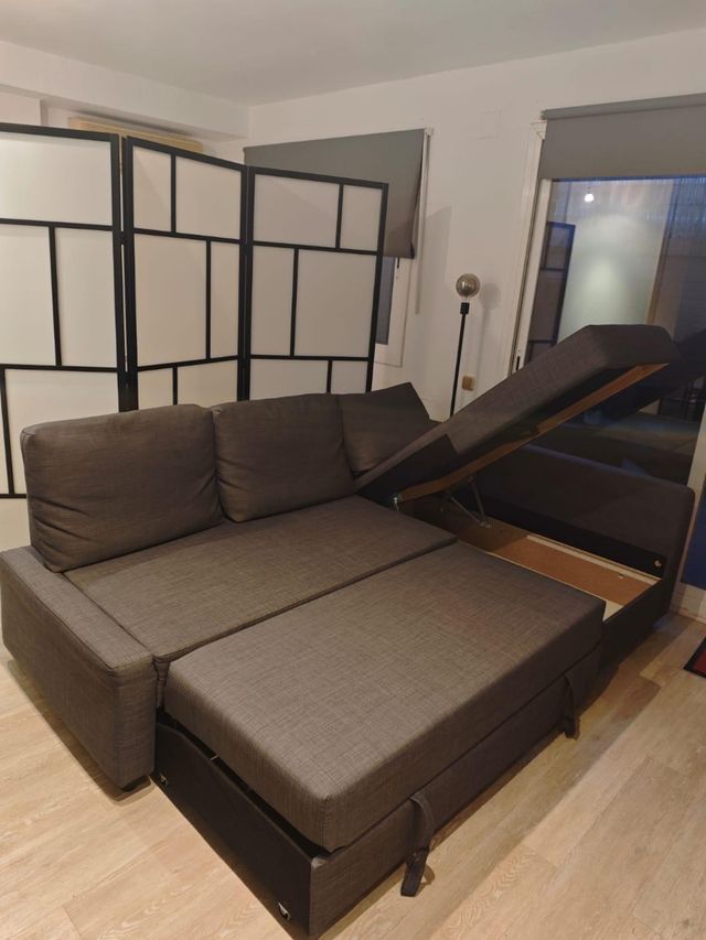SOFA CAMA IKEA FRIHETEN GRIS PERFECTO