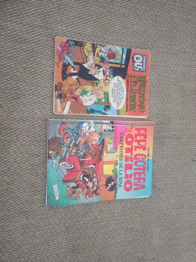 4 cómics de Mortadelo y Filemón. Títulos en fotos.