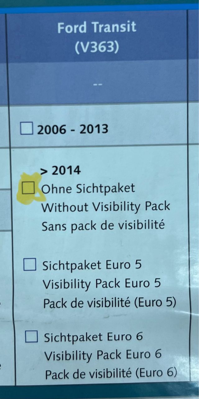 Oscurecedores REMIS Ford - Completos