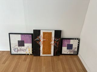 3 Cuadros Decorativos - Modernos