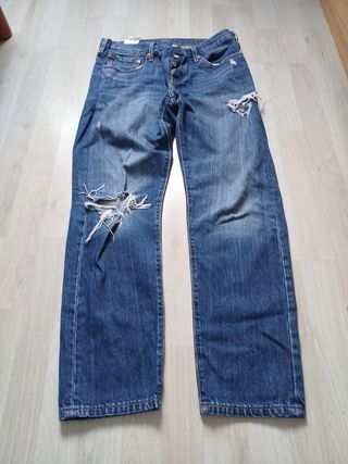Levi's 501 Mujer - Vaqueros Azul Talla W30