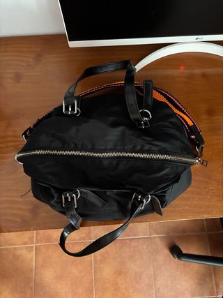 Bolso Bimba Y Lola negro-naranja