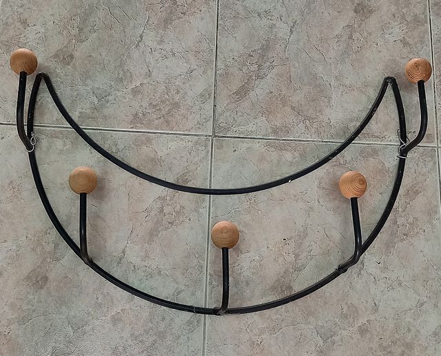 Perchero de pared - 5 ganchos