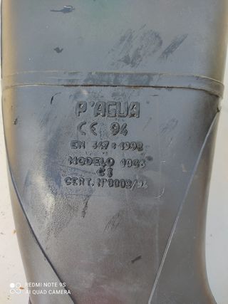 Botas agua usadas 43/44