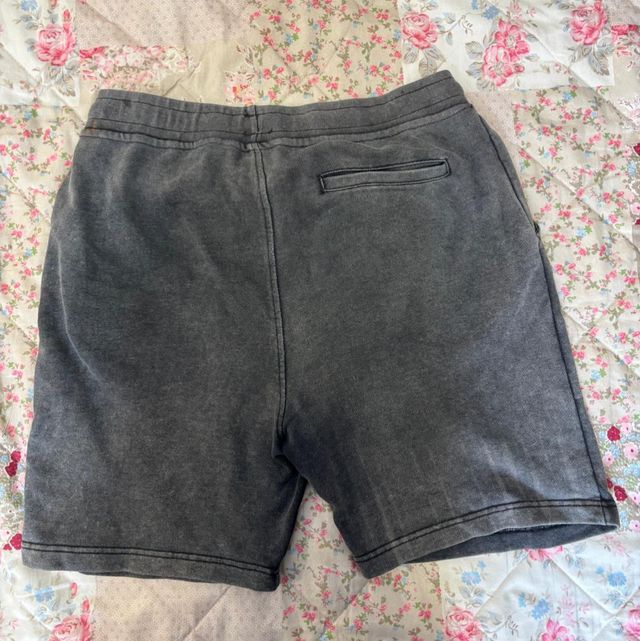 Shorts Lakers gris-morado