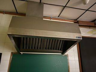 Campana extractora acero inoxidable 1,1m