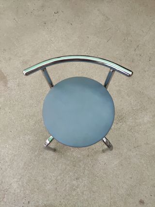 Banqueta cocina metal gris