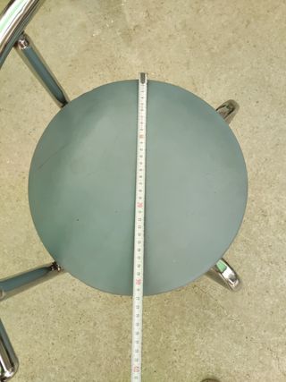 Banqueta cocina metal gris