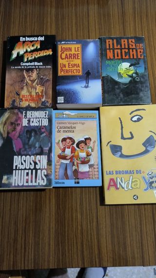 2€ por libro Lote de misterio y espionaje