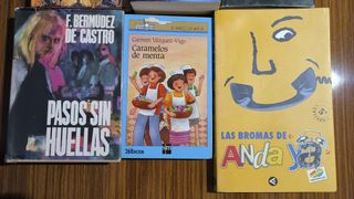 2€ por libro Lote de misterio y espionaje