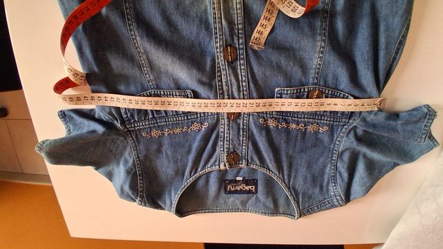 Vestito jeans baggy blu