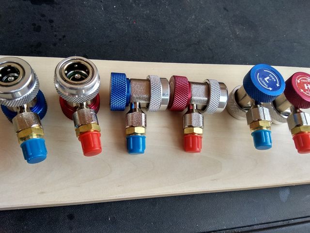 Adaptador Carga Gas Refrigerante Coche