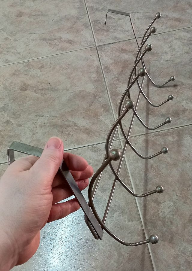 Perchero de Pared Metálico - 1 ud.